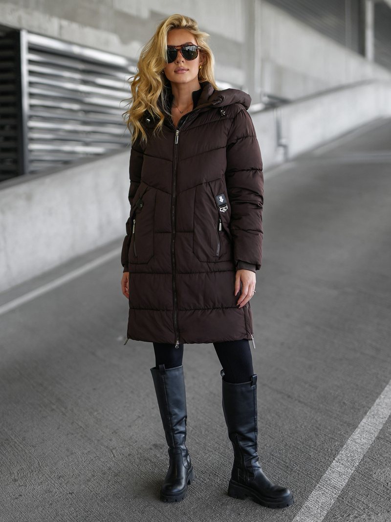 Damen Jacke Schokolade OZONEE JS/16M9302/158