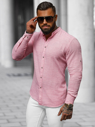 Herren Hemd Rosa OZONEE O/V81