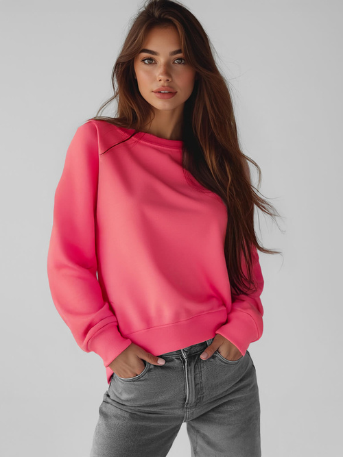 Damen Sweatshirt Coral OZONEE JS/W01/58Z