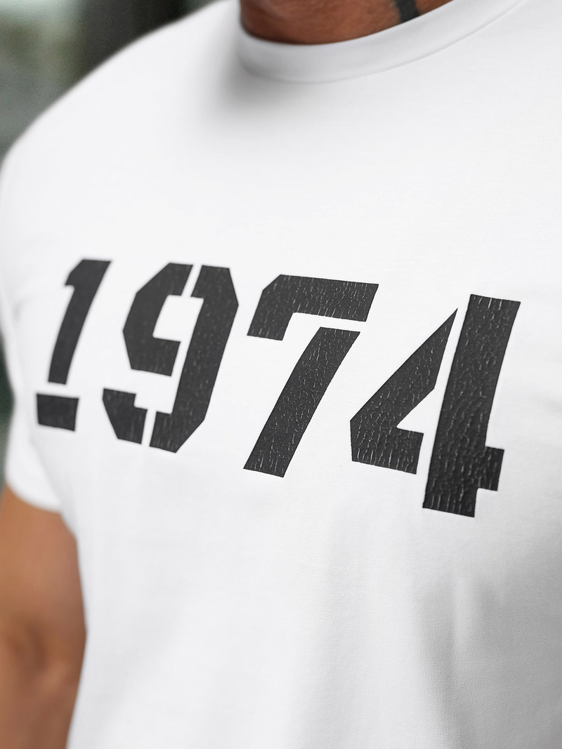 Herren T-shirt Weiß OZONEE NB/MT3130