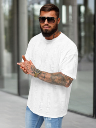 Herren T-shirt Weiß OZONEE O/B1149