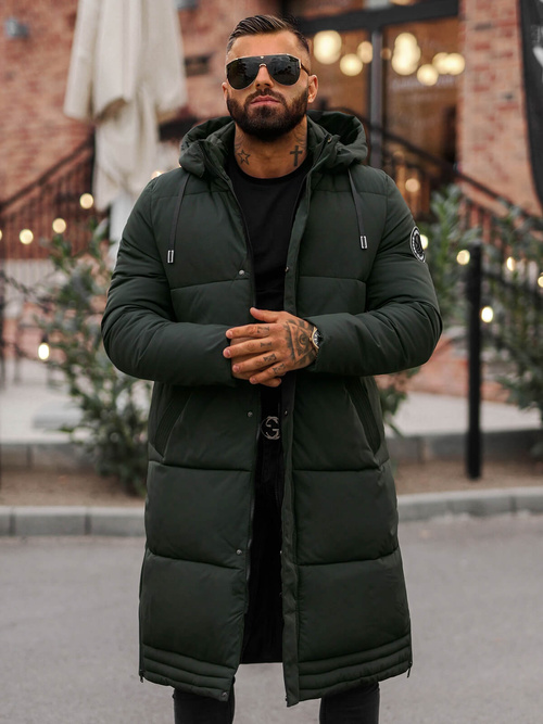 Herren Winterjacke Dunkelgrün OZONEE JS/19M1290/136