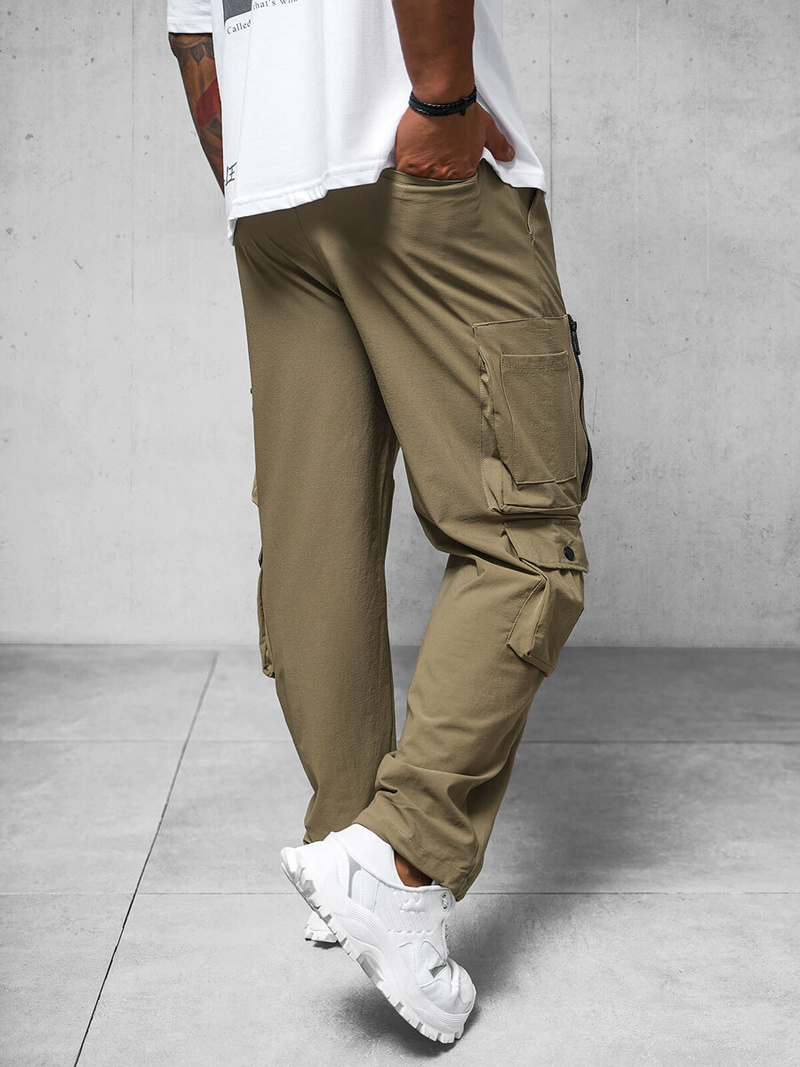 Herren Hose Dunkelbeige OZONEE O/PS5527