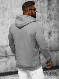 Herren Kapuzenpullover Grau OZONEE O/TB2273