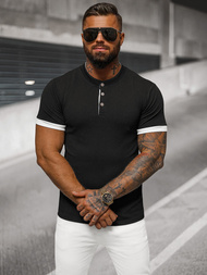 Herren T-shirt Schwarz OZONEE O/M011