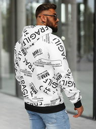 Herren Kapuzenpullover Weiß OZONEE JS/8B1255/1