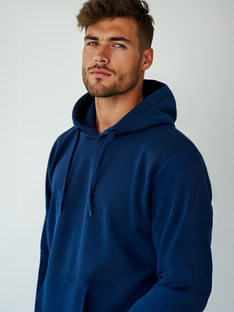 Herren Kapuzenpullover Indigo OZONEE JS/2009/66Z