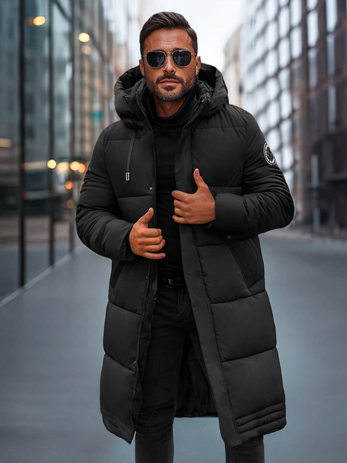Herren Winterjacke Schwarz OZONEE JS/19M1290/392Z