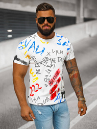 Herren T-shirt Weiß OZONEE JS/8T1211/1