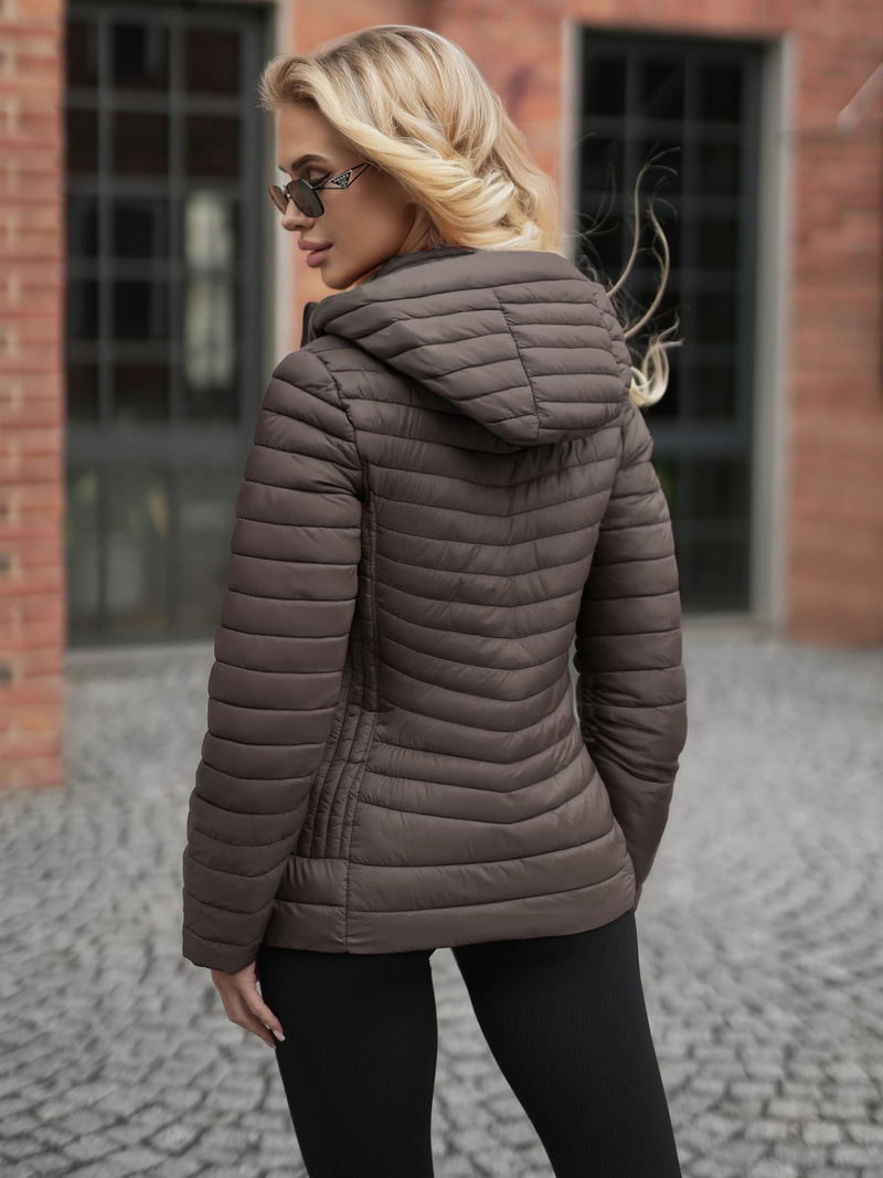 Damen Jacke Braungrau OZONEE JS/11Z8228Z