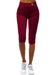 Damen Leggings Weinrot OZONEE JS/1027/D13