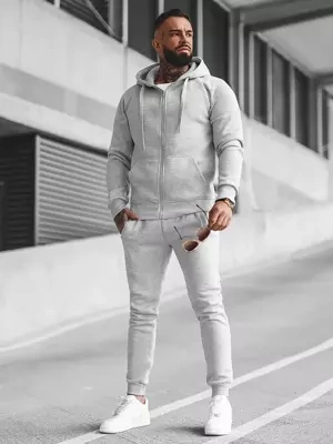 Herren Sportanzug Grau OZONEE JS/68C10386/2Z
