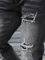 Herren Jeanshose Schwarz OZONEE NB/MP0075N