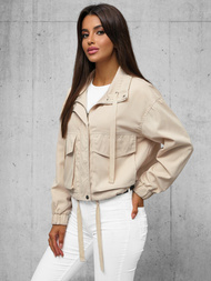 Damen Jacke Beige OZONEE O/G118Z