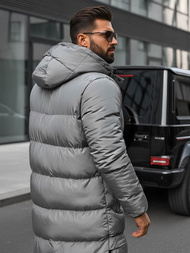 Herren Winterjacke Grau OZONEE O/M799Z