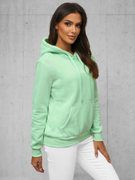 Damen Kapuzenpullover Mintgrün OZONEE JS/W02Z