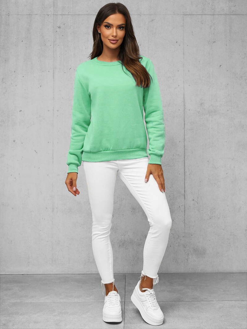Damen Sweatshirt Mintgrün OZONEE JS/W01Z