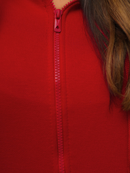 Damen Kapuzenpullover Dunkelrot OZONEE JS/W03Z