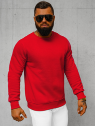 Herren Sweatshirt Rot OZONEE JS/2001-10Z