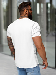 Herren T-shirt Weiß OZONEE O/QQ1323
