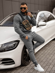 Herren Sportanzug Anthrazit OZONEE JS/68C10385/5Z