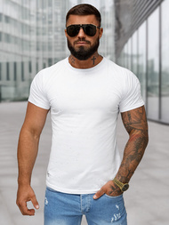Herren T-shirt Weiß OZONEE O/QQ1388
