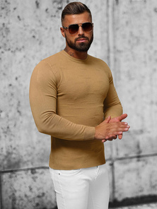 Herren Pullover Beige OZONEE O/ZZ190131
