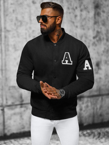 Herren Sweatshirt Schwarz OZONEE NB/MF2020