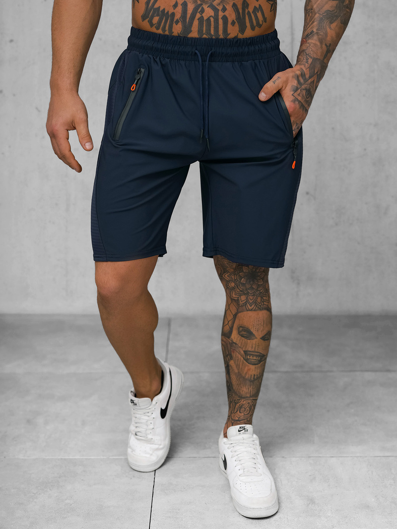 Sportshorts für Herren Dunkelblau OZONEE JS/12K1803/25