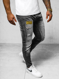 Herren Jeanshose Schwarz OZONEE NB/MP0047NZ