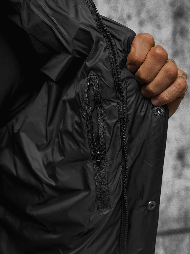 Herren Jacke Schwarz OZONEE JS/5M3102/392