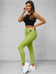 Damen Leggings Limette OZONEE O/ZCH2281