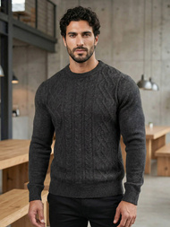 Herren Pullover Anthrazit OZONEE JS/59B3610/5