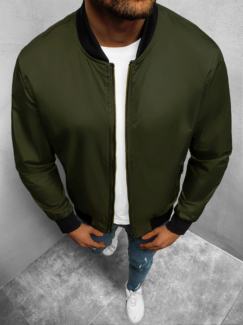 Herren Bomberjacke Grün OZONEE N/7116/3