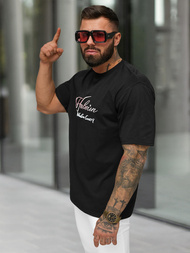 Herren T-shirt Schwarz OZONEE O/YN2/632