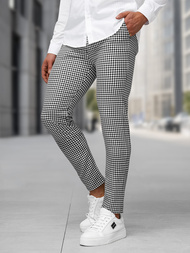 Herren Hose Schwarz-Weiß OZONEE DJ/5531Z