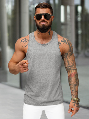 Herren Tank Top Anthrazit OZONEE JS/99002Z