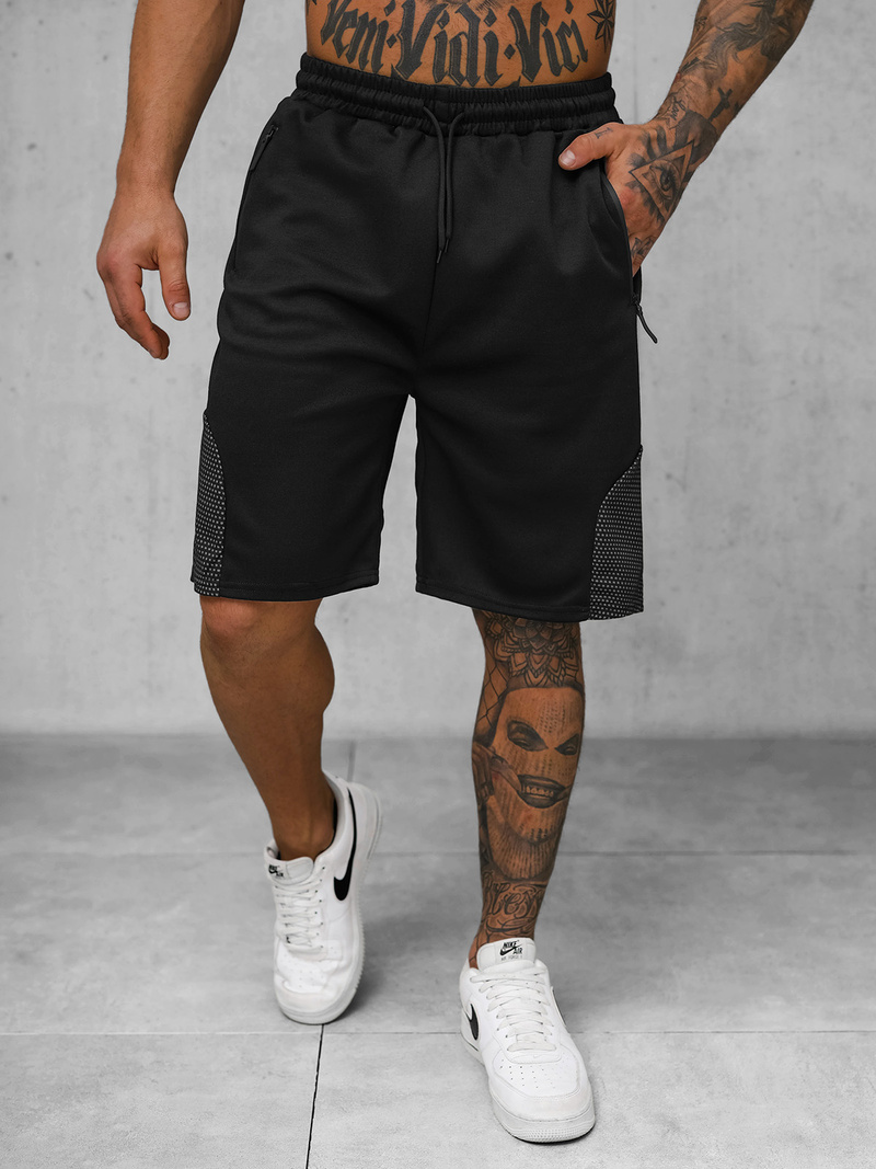 Herren Sportshorts Schwarz OZONEE JS/15K1827/3