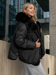 Damen Jacke Schwarz OZONEE O/16M9179/392Z