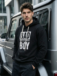 Herren Kapuzenpullover Schwarz OZONEE JS/65B3909/3Z