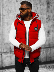 Herren Weste Rot OZONEE JS/84M3028/275