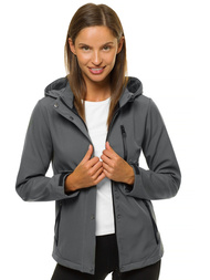 Damenjacke Softshell Anthrazit OZONEE JS/HD181/2