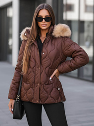 Damen Jacke Schokolade OZONEE JS/5M3226/158Z