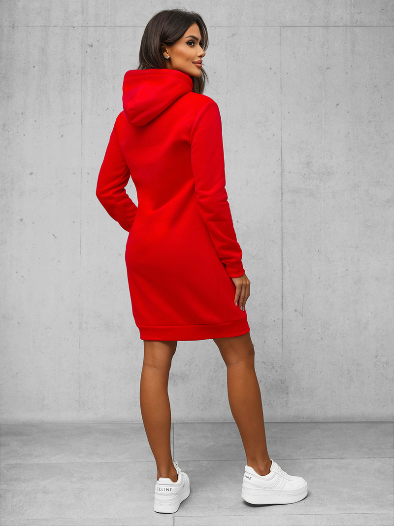 Damen Kapuzenpullover Rot OZONEE JS/YS10005/18Z