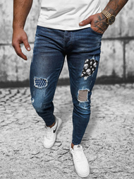 Herren Jeanshose Dunkelblau OZONEE NB/MP0015BS