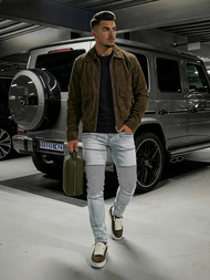 Herren Jeanshose Hellblau OZONEE O/EM8889Z