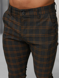 Herren Chino Hose Anthrazit OZONEE DJ/5632Z