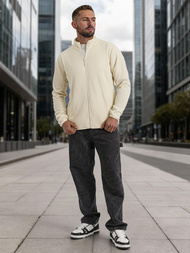 Herren Sweatshirt Ecru OZONEE JS/HH016/1