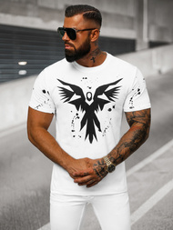 Herren T-shirt Weiß OZONEE O/T109/1Z