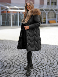 Damen Jacke Schwarz OZONEE O/5M3229/392